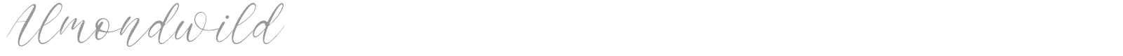 Almondwild font preview